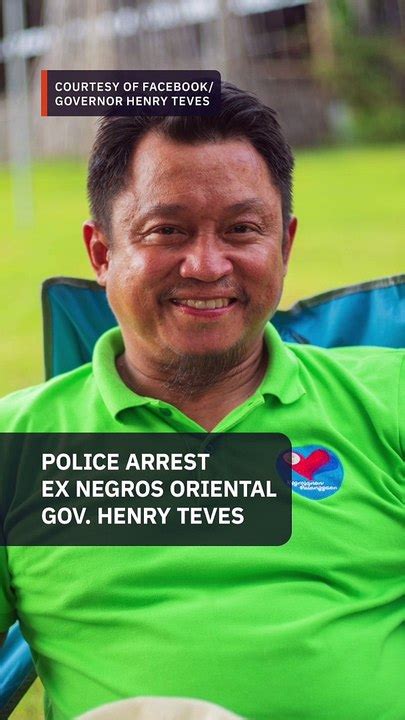 Henry Teves, brother of expelled lawmaker Arnie Teves, arrested .